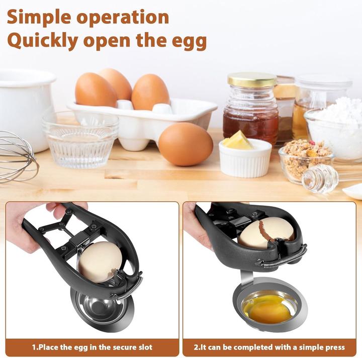 Produktbild ASMI 2-in-1 Edelstahl Eieröffner