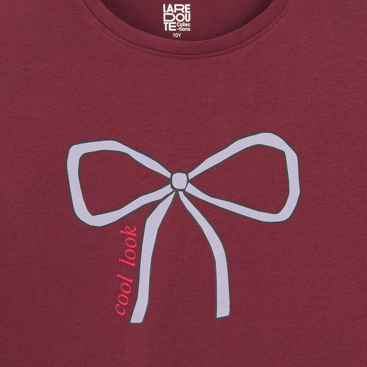 Produktbild La Redoute Collections Shirt mit Schleifenaufdruck (164)