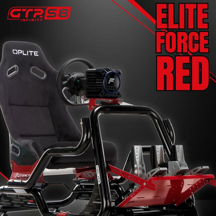Produktbild Oplite Cockpit GTR S8 Elite Force Red retail (Speditionsversand)