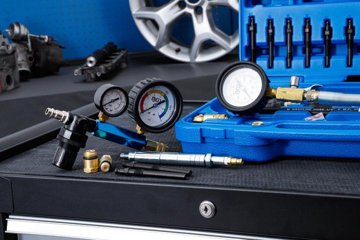 Actual product image BGS Petrol & Diesel Engine Compression and Leakage Test Kit