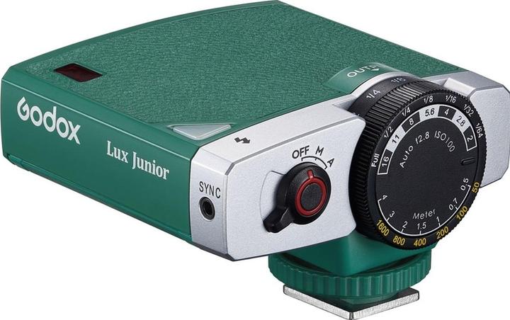 Actual product image Godox Retro Lux Junior Green (Plug-on flash, Canon, Fujifilm, Nikon, Olympus, Sony)