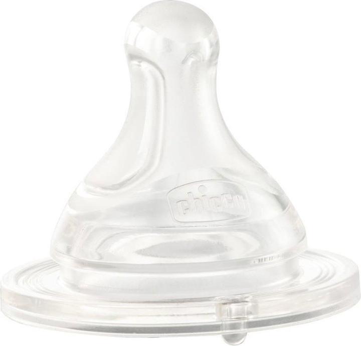 Actual product image Chicco Bottle teat PERFECT5 silicone slow flow 0m+
