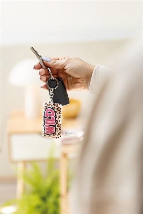 Immagine prodotto Magni NICI Schlüsselanhänger Mini Plüschkissen Wild mit Glöckchen 8cm