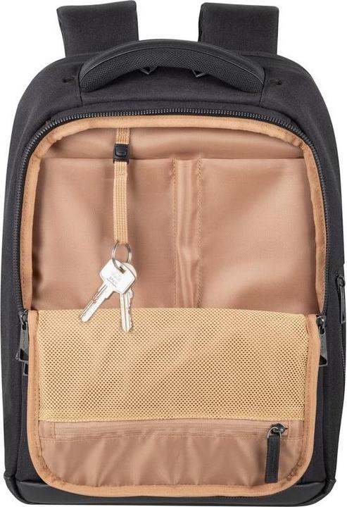 Produktbild Rivacase ECO Laptop Rucksack 14 Zoll kompatibel mit MacBook Air 15-28 x 41 x 17,5 cm - robustes Hand (15", Universal)