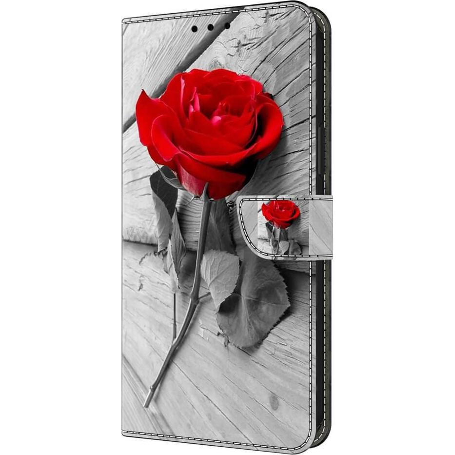Cover-Discount Google Pixel 9 / 9 Pro - Tasche Hülle mit Motiv (Google Pixel 9 Pro), Smartphone Hülle, Rot