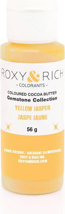 Produktbild Roxy & Rich Kakaobutter stark glitzernd Gelb