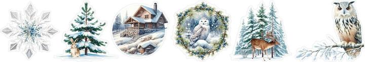Produktbild art by marlene Stickers Weihnachten "Winter Wonderland" Essentials