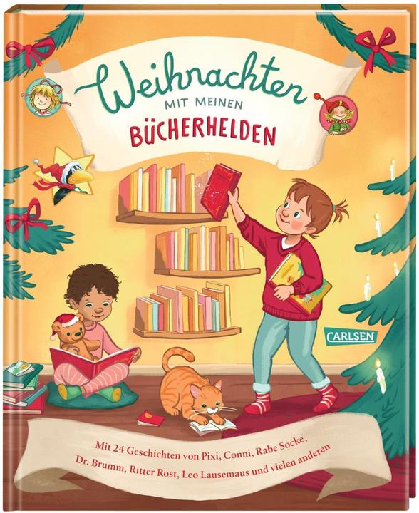 Weihnachten mit meinen Bücherhelden (Deutsch, Carla Hansen, Fred Rodrian, Hans-Christian Schmidt, Simone Nettingsmeier, Thomas Krüger, David McKee, Elizabeth Baguley, Liane Schneider, Paul Bright, Jennifer Coulmann, Alexander Steffensmeier, Annet Rudolph, Jörg Hilbert, M Christina Butler, Marco Campanella, Lena Hahn, Daniel Napp)