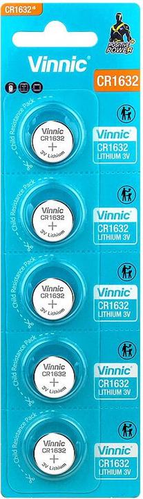 Produktbild Vinnic CR1632 5BL (Lithiumbatterie) (CR1632)