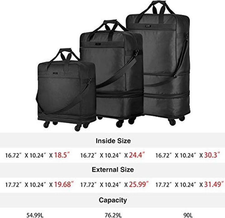 Actual product image Hanke Expandable Large Suitcase