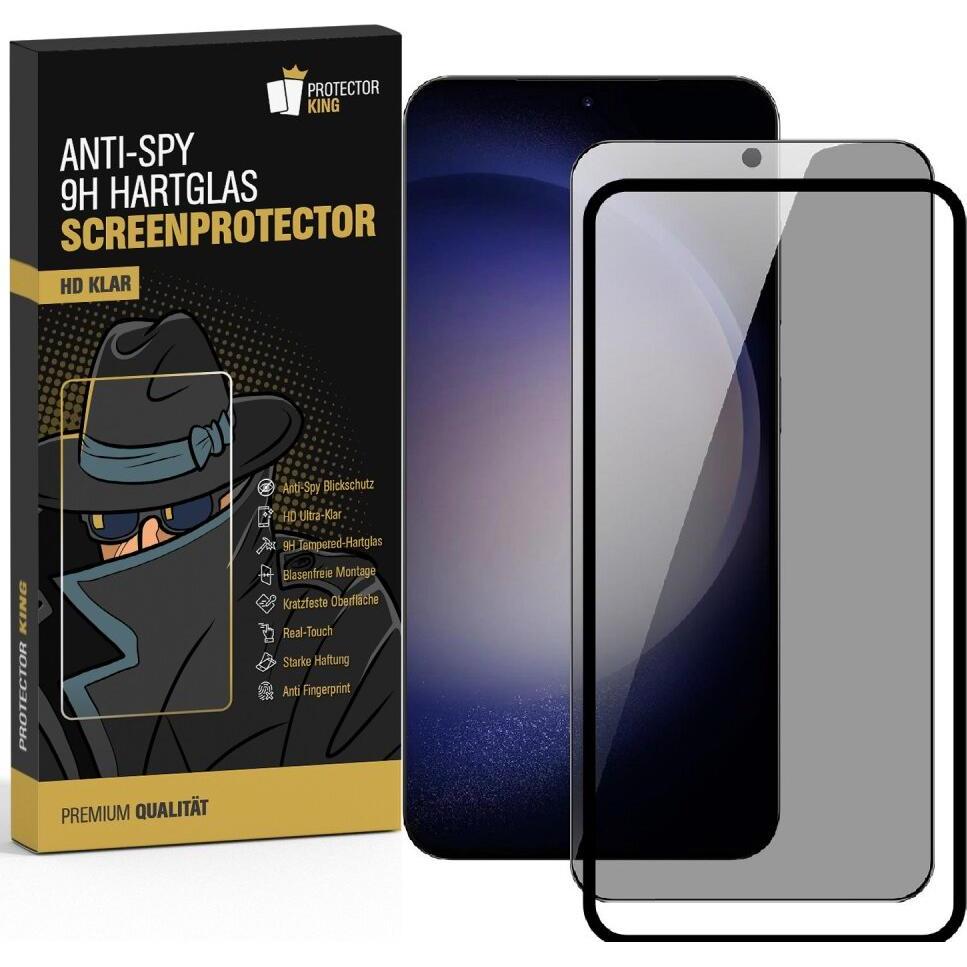 Protectorking 1x Blickschutz tempered 9H Panzerglas Anti-Spy, Smartwatch Schutzfolie