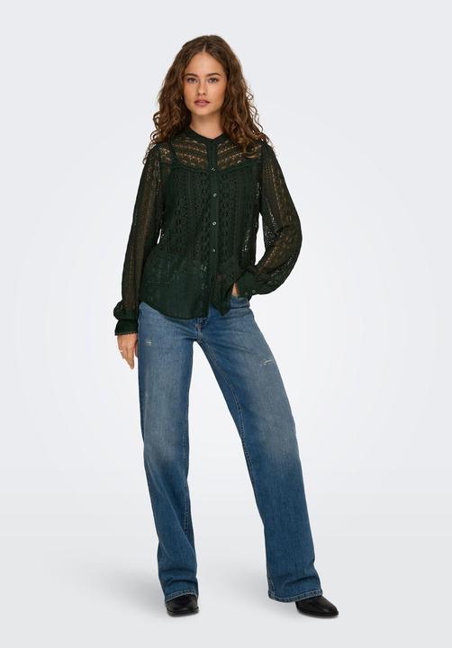 Produktbild Only Onlreba Lace L/S Shirt Wvn Noos (M)
