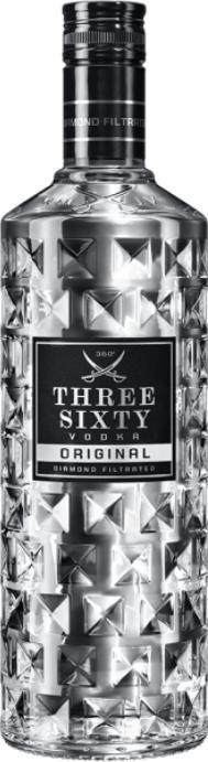 Immagine prodotto Three Sixty Vodka (1 x 100 cl)