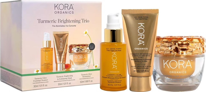 Produktbild Kora Turmeric Brightening Trio Gift Box (Rasierset)