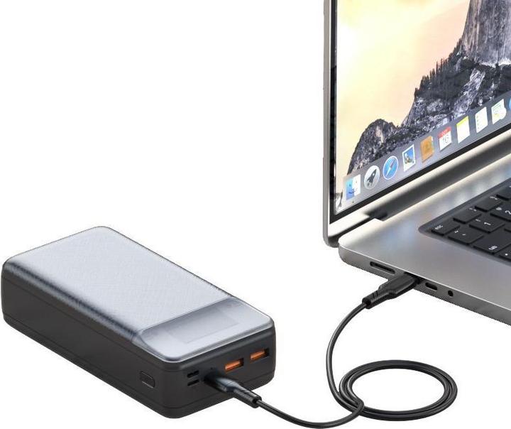 Actual product image xO laptop power bank PR201 65W 30000mAh black (30000 mAh, 65 W)