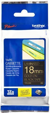 Produktbild Brother TZE-344 LAMINATED TAPE 18mm 8m