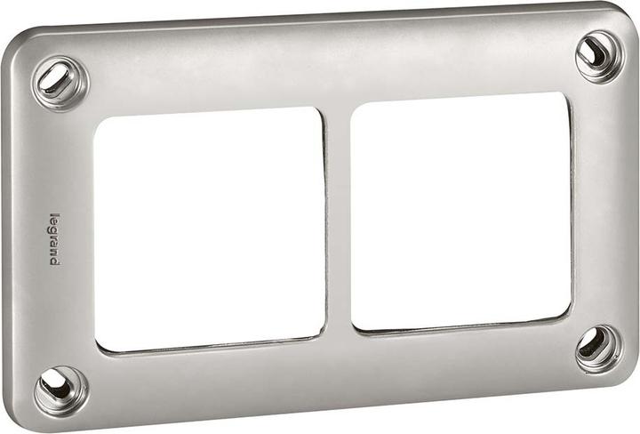 Actual product image Legrand Frame 2-fold 77852 horizontal/vertical Soliroc IP55
