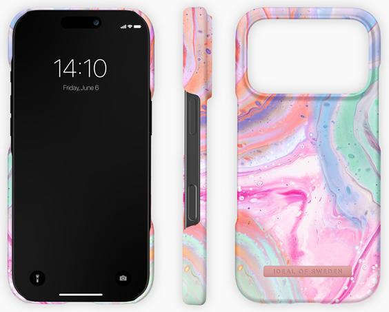 Actual product image iDeal Of Sweden MagSafe Printed Hard-Cover Pastel Marble (Apple iPhone 17 Pro Max)