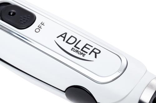 Actual product image Adler Hair straightener Warranty 24 months, Ceramic heating system, 50 W, White