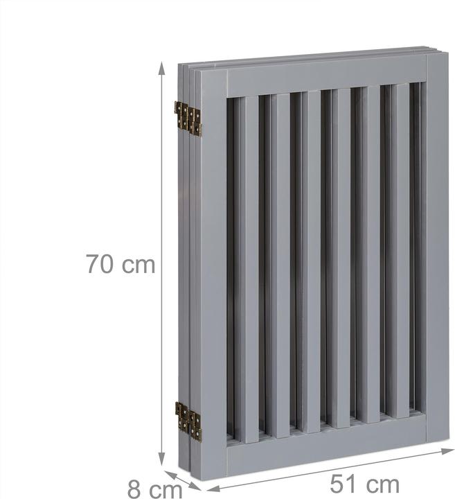 Produktbild Relaxdays Absperrgitter (51 - 207 cm)