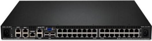 Actual product image Lenovo DCG TopSeller Global 4x2x32 Console Manager KVM Switch 1U rack mountable