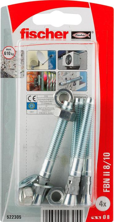 Actual product image Fischer Bolzenanker FBN II (4 pcs.)