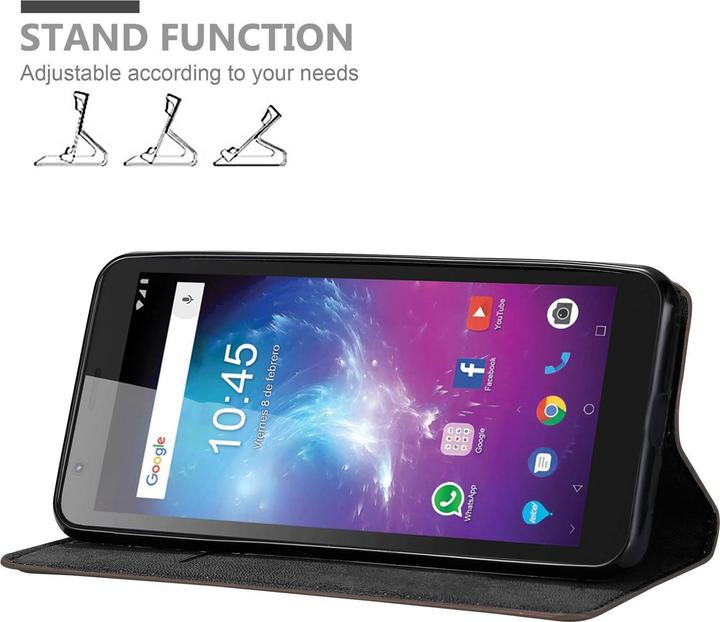 Productafbeelding Cadorabo Boek Onzichtbare Magneethoes (ZTE Blade L8)