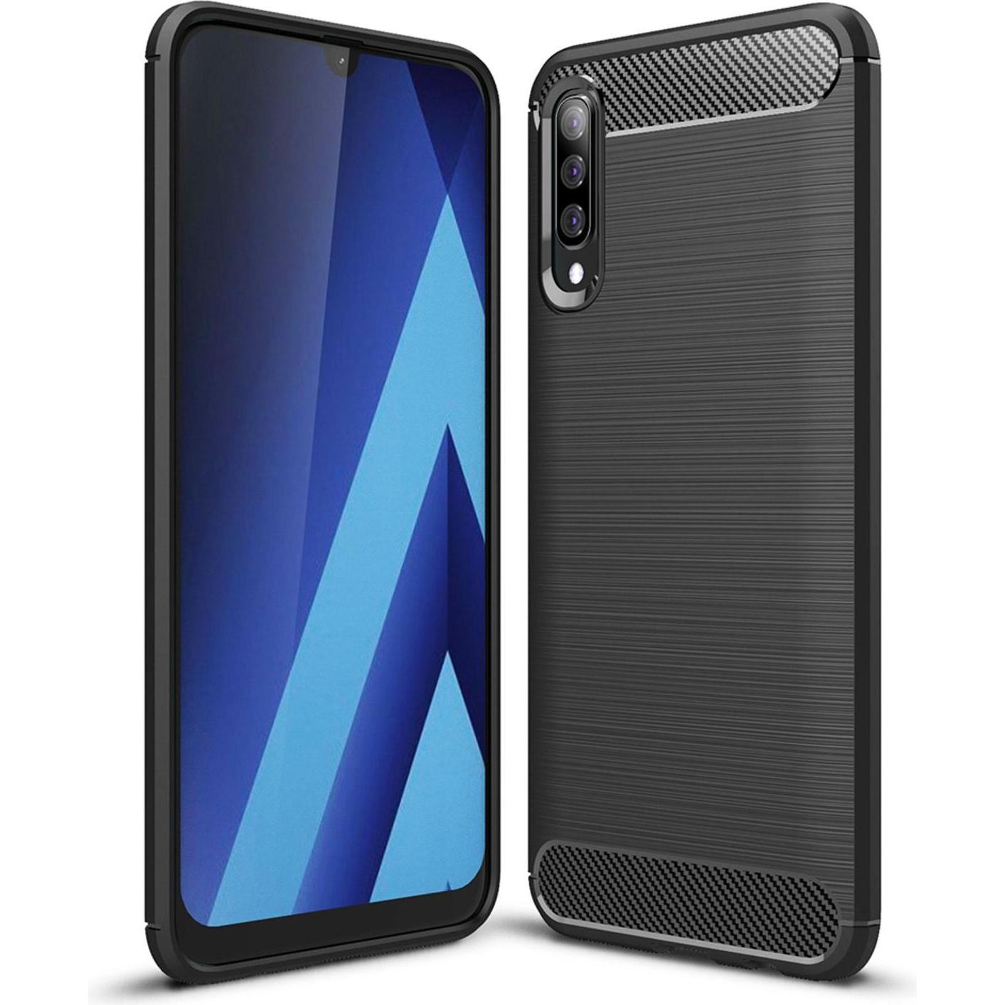 Nalia Hülle Samsung Galaxy A50 (Samsung Galaxy A50), Smartphone Hülle, Schwarz