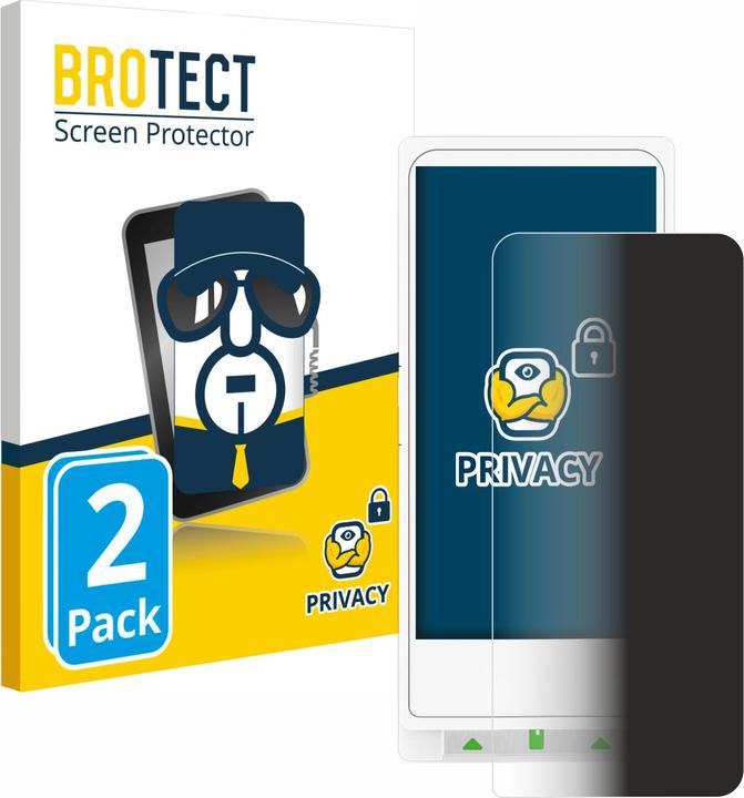 Produktbild BROTECT Sichtschutzfolie Anti-Spy Privacy Folie Blaulicht-Schutz (2 Stück, LG G Flex)