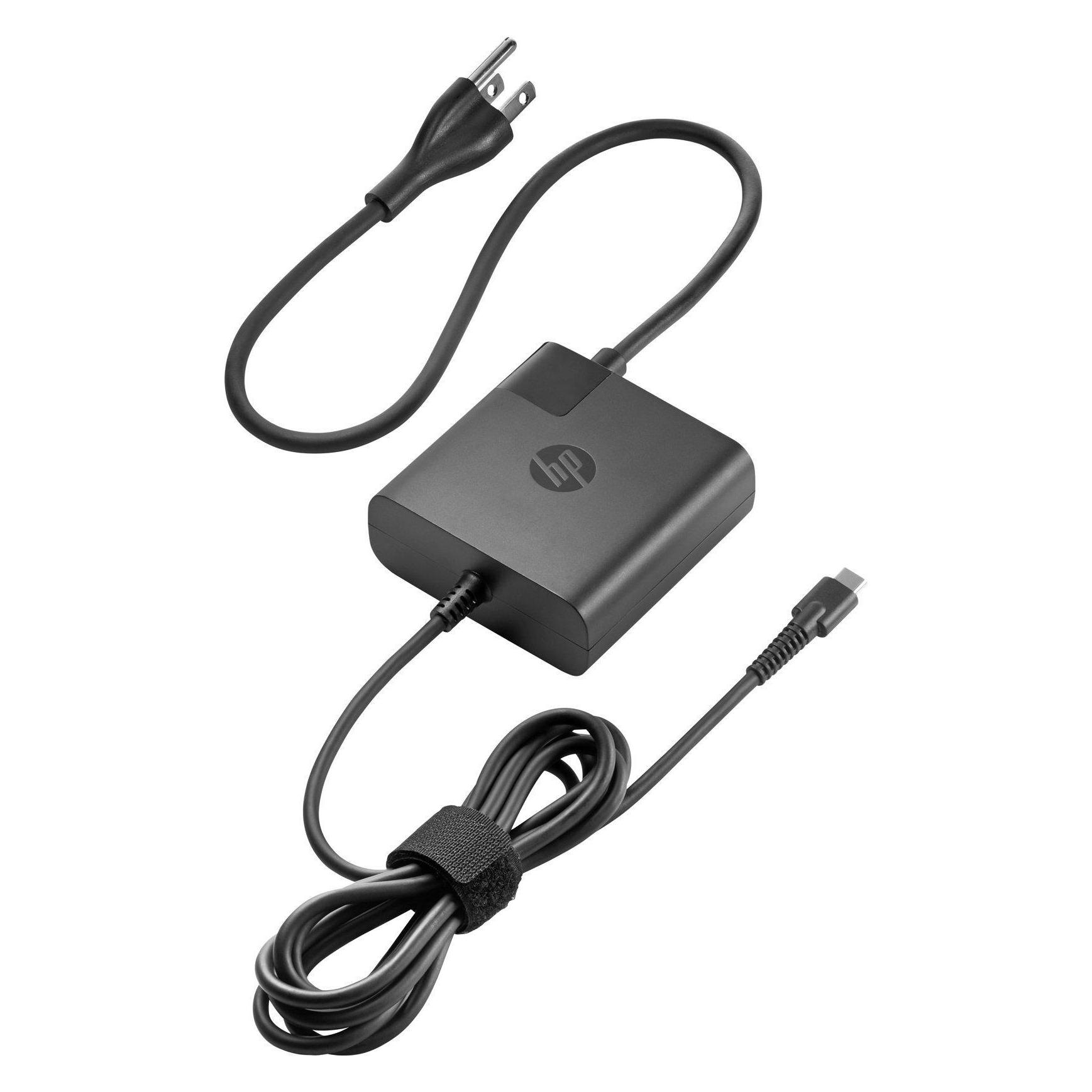 HP USB-C-Netzadapter für unterwegs (65 W), Notebook Netzteil, Schwarz