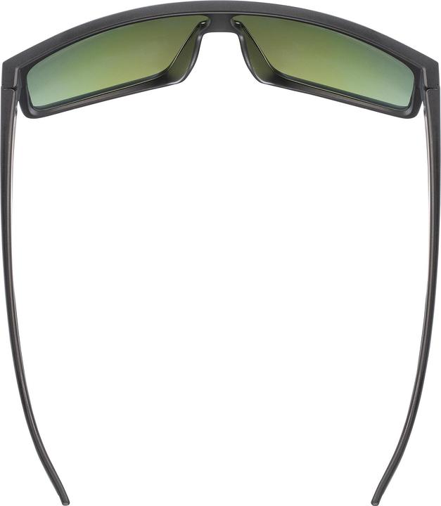 Actual product image Uvex Sports LGL 51 (Black Matt (Green), mirror green (S3))