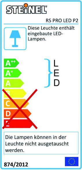 Energie-Label Steinel Sensorleuchte RS PROP2 (1730 lm)