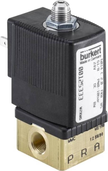 Produktbild Bürkert Magnetventil 3-Wege 1/8"