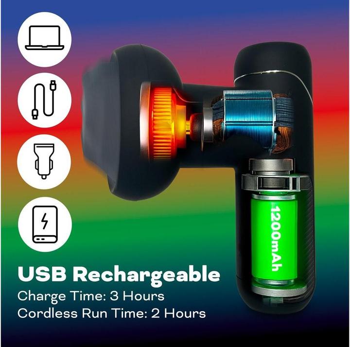 Actual product image Reviber Shiatsu-Muskelmassagegerät