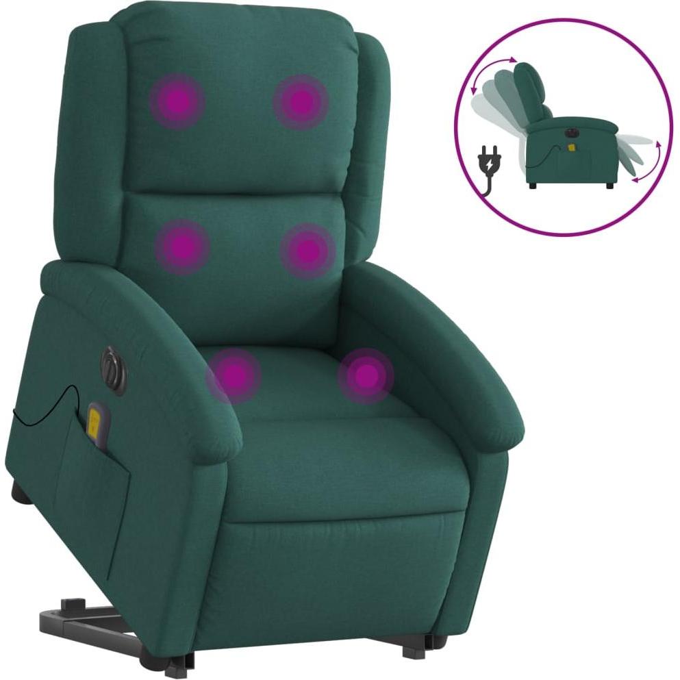 Thumbnail - VidaXL, Massageliege + Massagesessel, Elektrischer Massagesessel mit Aufstehhilfe Stoff