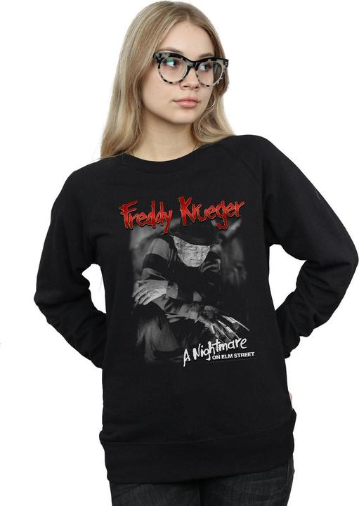 Produktbild Absolute Cult Freddy Black And White Photo Sweatshirt (XL)