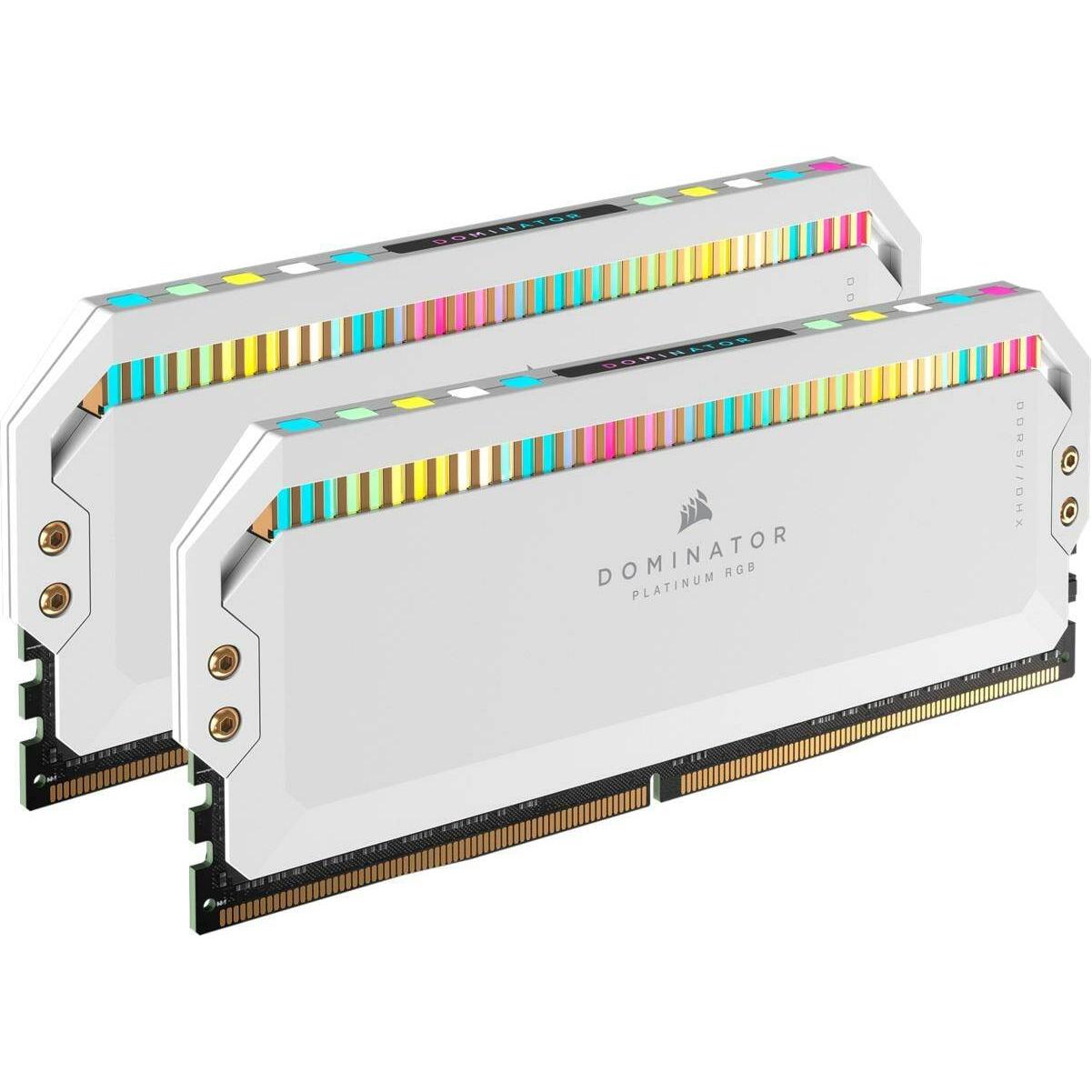 Corsair Dominator Platinum RGB (2 x 16GB, 5600 MHz, DDR5-RAM, DIMM), RAM, Weiss
