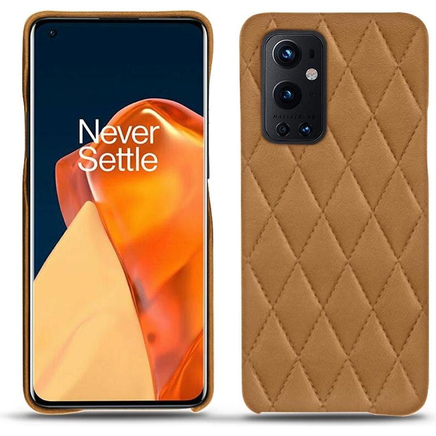 Noreve Lederschutzhülle (OnePlus 9 Pro), Smartphone Hülle, Braun