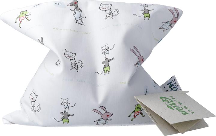 Image du produit Himmelgrün coussin aux graines de colza adorables bêtes (20 x 20 cm)