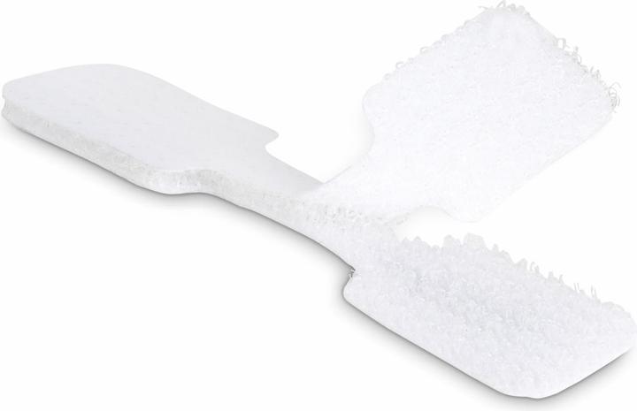 Produktbild StarTech com CABLE-TAG-HLWH, Kabelmarkierungen, Universal, Weiss (Klettkabelbinder, 90 mm, 100 Stk.)