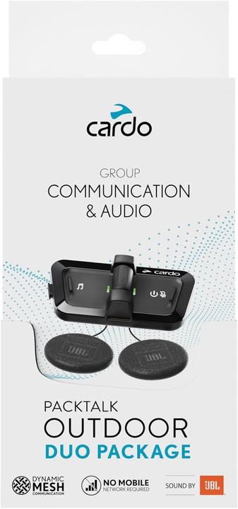 Image du produit Cardo Packtalk Outdoor Helmkommunikationssystem (Jeu de 2)