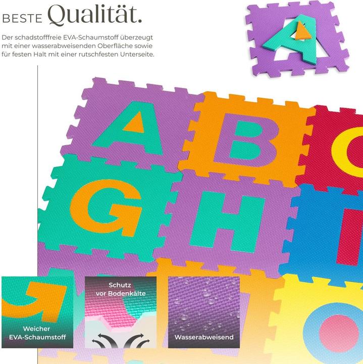 Image du produit tectake Tapis de casse-tête (31,5 x 31,5 x 1 cm)