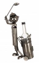 Produktbild Ootb Metall-Flaschenhalter, Golfspieler, ca. 42 x 26 cm