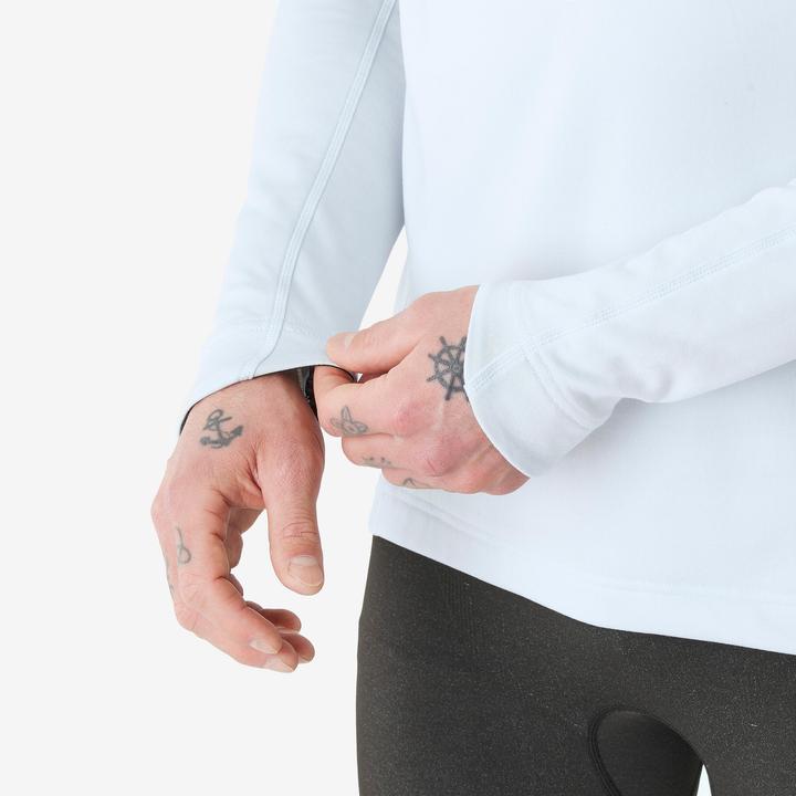 Actual product image Wedze Men's warm functional shirt 1/2 zip polyester (M)