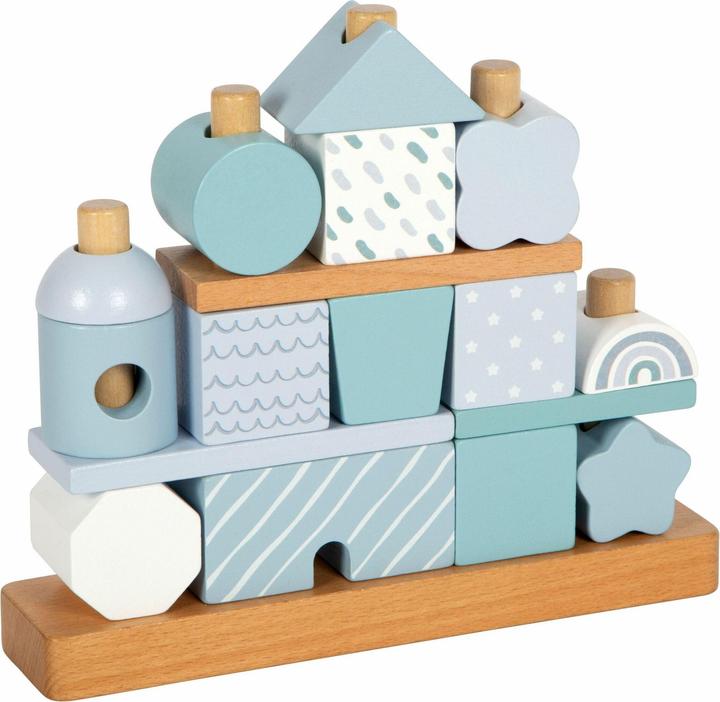 small foot Stapelhaus blau