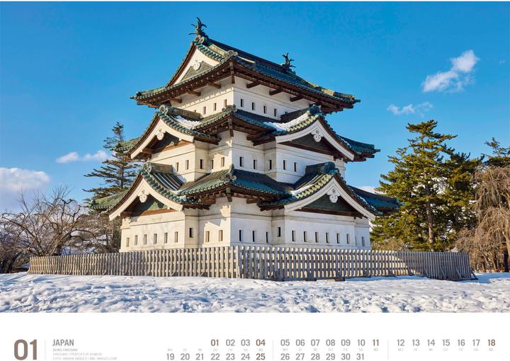 Image du produit Japan - Unterwegs zwischen Tempeln und Schreinen Kalender 2026 (Allemand, Ackermann Kunstverlag GmbH, 2025)
