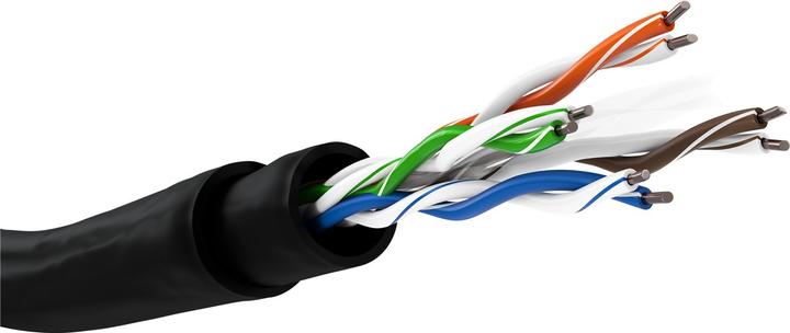 Actual product image Goobay Network cable CAT 6 U/UTP 4 x (U/UTP, CAT6, 305 m)