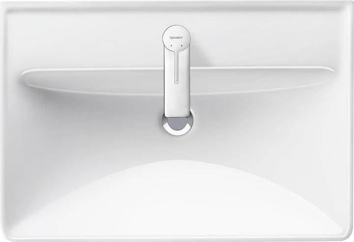 Duravit Waschtisch D-NEO m ÜL m HLB 1 Hahnloch 650x440mm weiss (440 mm, 650 mm)