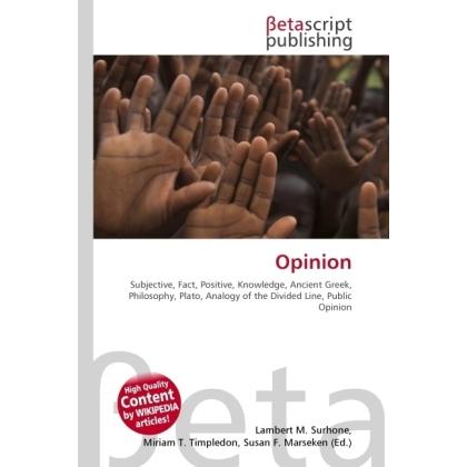 Opinion, Fachbücher