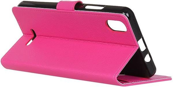 Actual product image MU Classic Litchi Leather Bookcover Series (Wiko Y61)